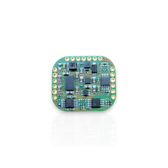 analog measuring amplifier as a printed circuit board for sensors with straingages. Analog output -10V...+10V, limiting frequency 250Hz up to 10kHz, input sensitivity 2.0 mV/V.