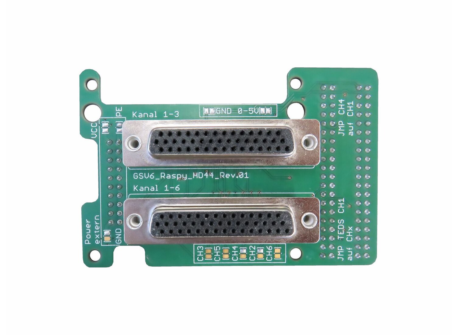 GSV-6PI Adapterplatine - ME-Systeme | ME-Meßsysteme