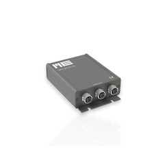 3-channel strain gauge measuring amplifier with CANbus and three M12 sockets for connecting sensors with strain gauges