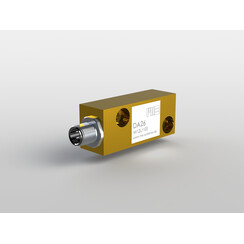 Strain Sensor, 350 Ohm, 62 mm x 26 mm x 20 mm, M12 Plug;Straingage-Type FAE4-10S