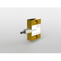 Strain Sensor, 350 Ohm, 38 mm x 54 mm x 20 mm, mounting with screws M6x25; Straingage-Type FAE4-10S