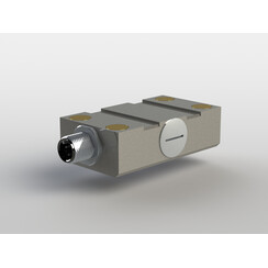Strain Sensor, 350 Ohm, 38mm x 54mm x 20mm, M12 Plug, easy mounting by sticking