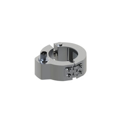 Strain Sensor for columns. Adaption of half-shell diameter on demand