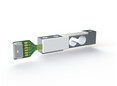 Doppelbiegebalken Kraftsensor mit Messbereich von 5N bis 500N mit Genauigkeitsklasse 0,1 in den  Abmessungen von 60mm x 10mm x 14mm. Kraftsensor made in Germany jetzt direkt  beim Hersteller bestellen!