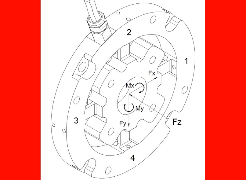 K3R70 3-Axis force/torque sensor - ME-Systeme | ME-Measuring Systems