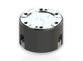 6-Achsen Kraft- Momentensensor mit Messbereich von 10kN/1kNm bis 50kN/5kNm in den Abmessungen von Ø175mm x 110mm. 6D Kraftsensor made in Germany jetzt direkt beim Hersteller bestellen!