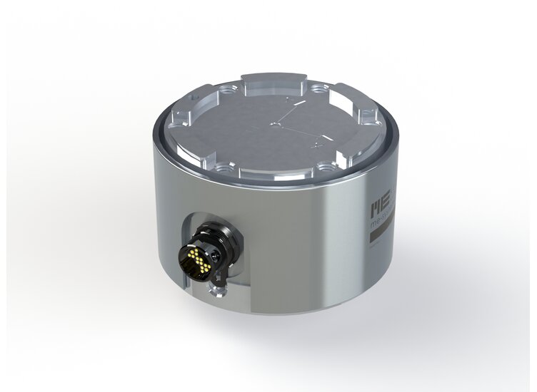 6-Achsen Kraft- Momentensensor mit Messbereich von 200N/5Nm, 500N/20Nm in den Abmessungen von Ø60mm x 40mm. 6D Kraftsensor made in Germany jetzt direkt beim Hersteller bestellen!