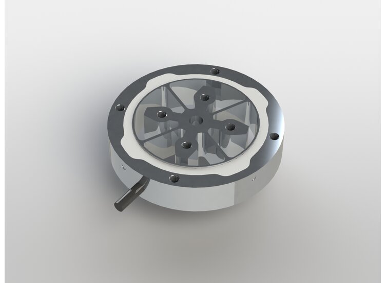 Drehmomentsensor, 150mNm ... 500mNm, Genauigkeitsklasse 0,1, Ø 50mm x 10mm 2m Anschlusskabel