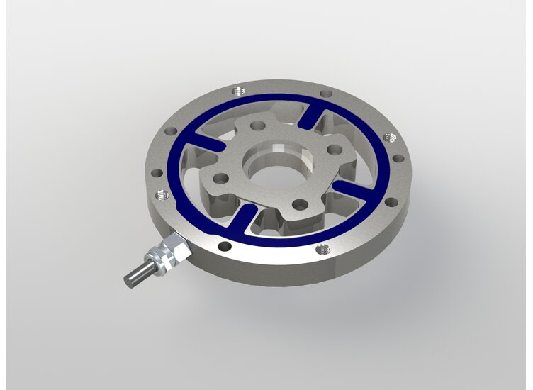 Drehmomentsensor, 20 Nm ... 200 N, Genauigkeitsklasse 0,1%; Ø 110mm x 14mm, 3m Anschlusskabel